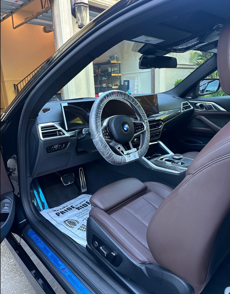 Professional interior detailing with protective care for your vehicle